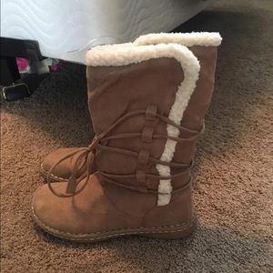 Furry boots